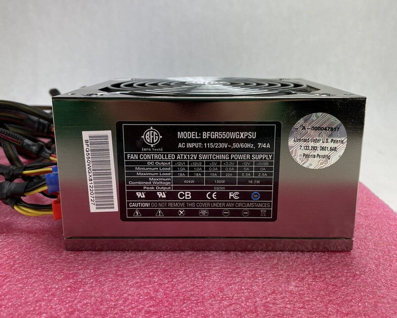 BFG Tech BFGR550WGXPSU 550W Switching Power Supply