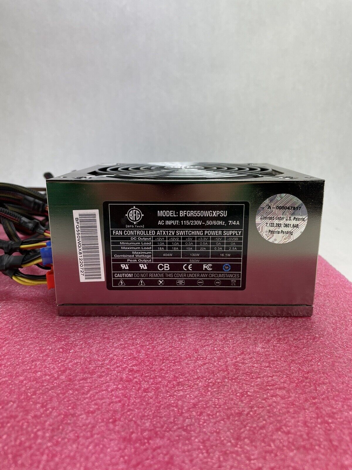 BFG Tech BFGR550WGXPSU 550W Switching Power Supply