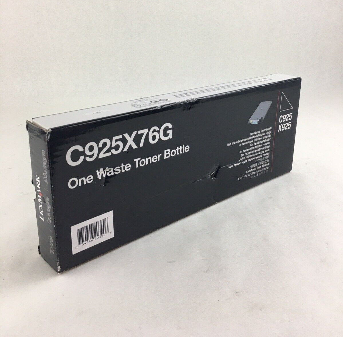New Box Opened Lexmark C925DE X925DE Laser Printer Waste Toner Bottle C925X76G