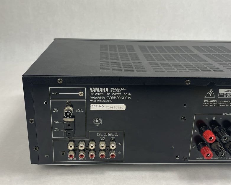 Yamaha RX-395 Natural Sound Stereo AM/FM Receiver Tested