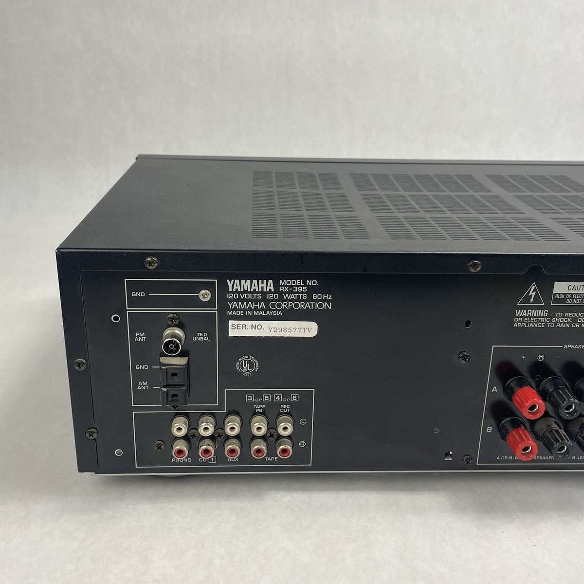 Yamaha RX-395 Natural Sound Stereo AM/FM Receiver Tested4