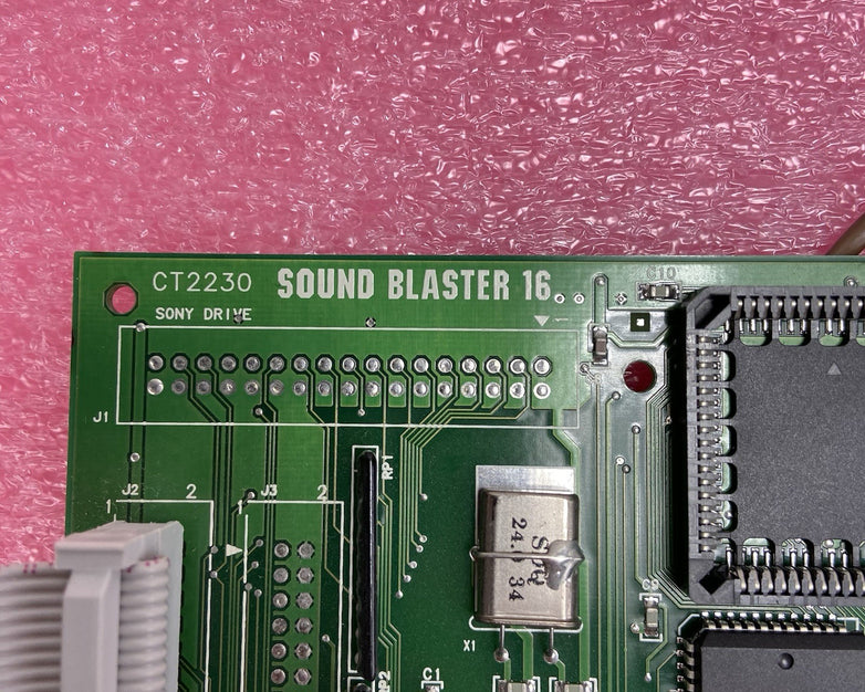 Creative Labs Sound Blaster 16 CT2230 ISA Audio Card w/CD In Cord