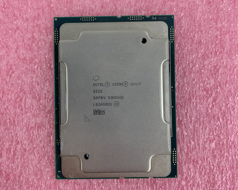 Intel Xeon Gold 5222 4-Core 3.80 GHz 16.5MB LGA3647 Processor SRF8V Tested