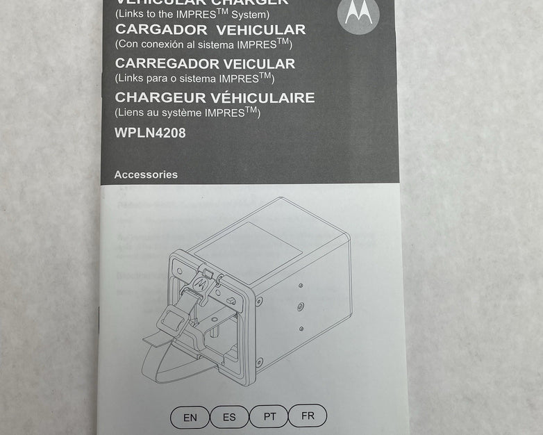 Motorola Impres Vehicular Car Rapid Charger NNTN7615C 377673 NNTN7616C