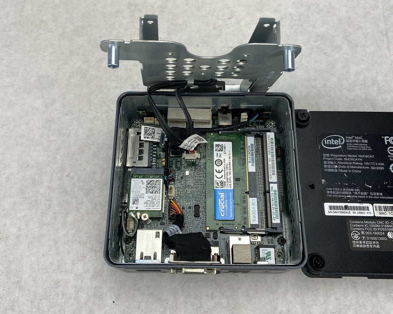 Intel NUC6CAY NUC Intel Celeron J3455 1.5GHz 4GB RAM No HDD\OS\AC