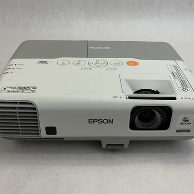 Epson H388A PowerLite 915W LCD Lamp Projector 2014 Lamp Hours No Remote Loud Fan