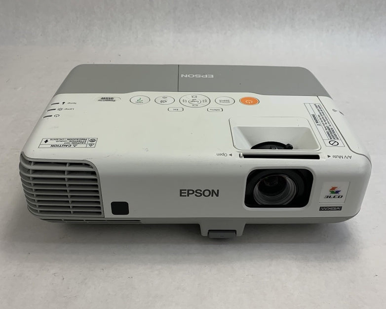 Epson H388A PowerLite 915W LCD Lamp Projector 2014 Lamp Hours No Remote Loud Fan