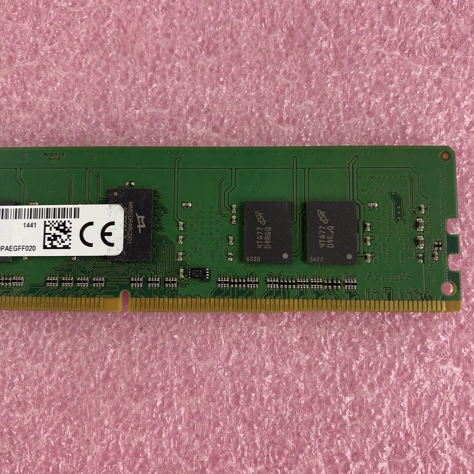Micron MTA9ASF51272PZ-2G1A2HG 4GB 1RX8 PC4-2133P-RDP-10 Laptop Memory Ram Lot X33