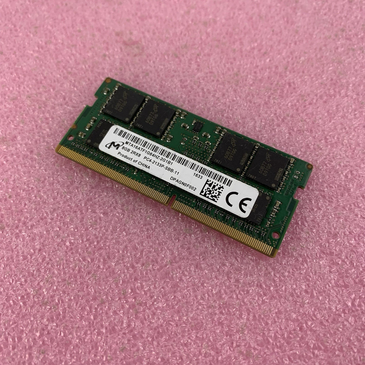 Micron 8GB 2RX8 PC4-2133P-SBB-11 - Untested0