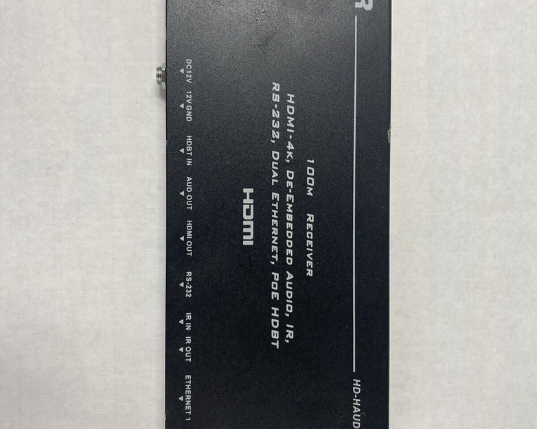 FSR HD-HAUD-SP-Rx 100M Receiver HDMI-4K De-Embedded Audio Untested