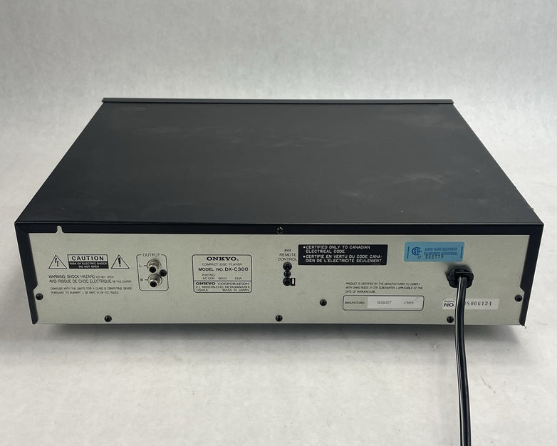 Onkyo DX-C300 CD 6 Multi Compact Disc Changer No Magazine Power Tested