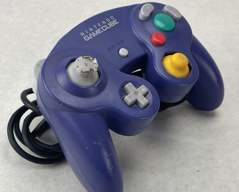 Nintendo DOL-003 Indigo GameCube Controller For Parts Or Repair