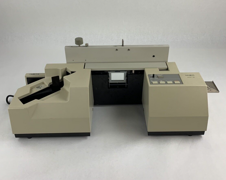 Minolta ACF-2 Microform Scanner Roll Film Carrier W/ Lens for Minolta RP 609Z