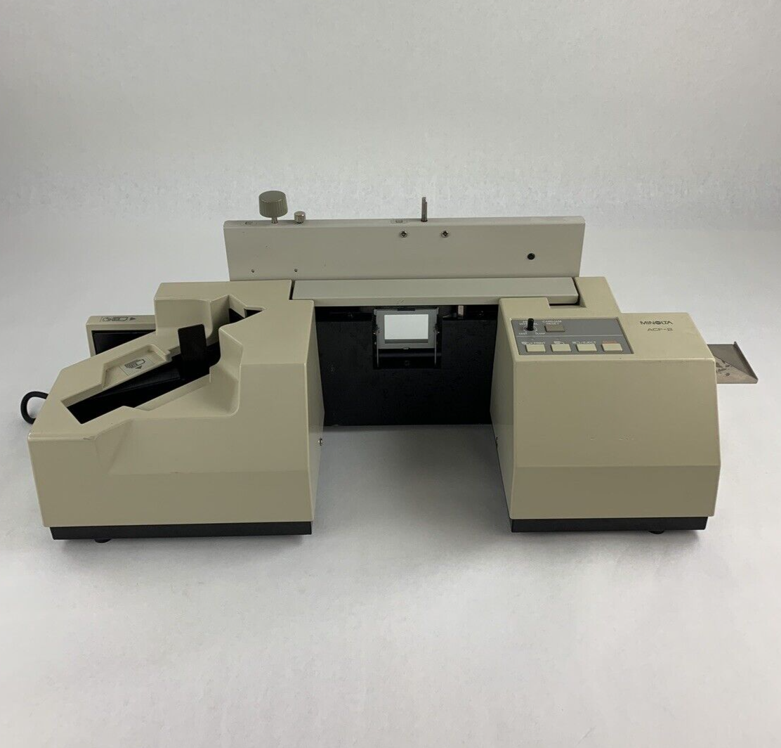 Minolta ACF-2 Microform Scanner Roll Film Carrier W/ Lens for Minolta RP 609Z