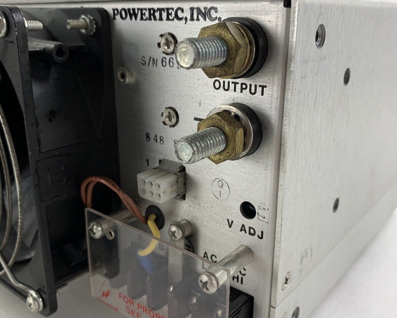 PowerTec DC Power Supply 115-230V 50-60 Hz 1500 VDC 9N5-120-17D Untested