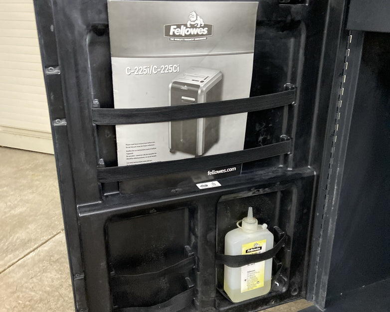 Fellowes Powershred 225i Strip Cut Shredder - Tested - Needs Repair