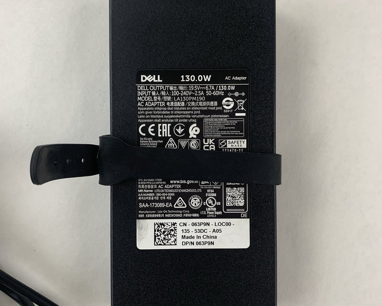 Dell 130W LA130PM190 19.5V 6.7A 130W AC Adapter Charger Large Barrel Lot of 5x