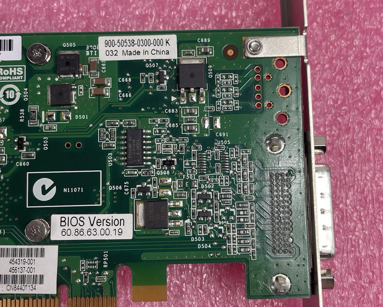 Nvidia P538 0TW212 Quadro NVS 290 Graphics Card 256MB PCIe DMS59 Lot of 2