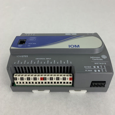 Johnson Controls Metasys IOM2721 Expansion Module MS-IOM2721-0 Power Tested