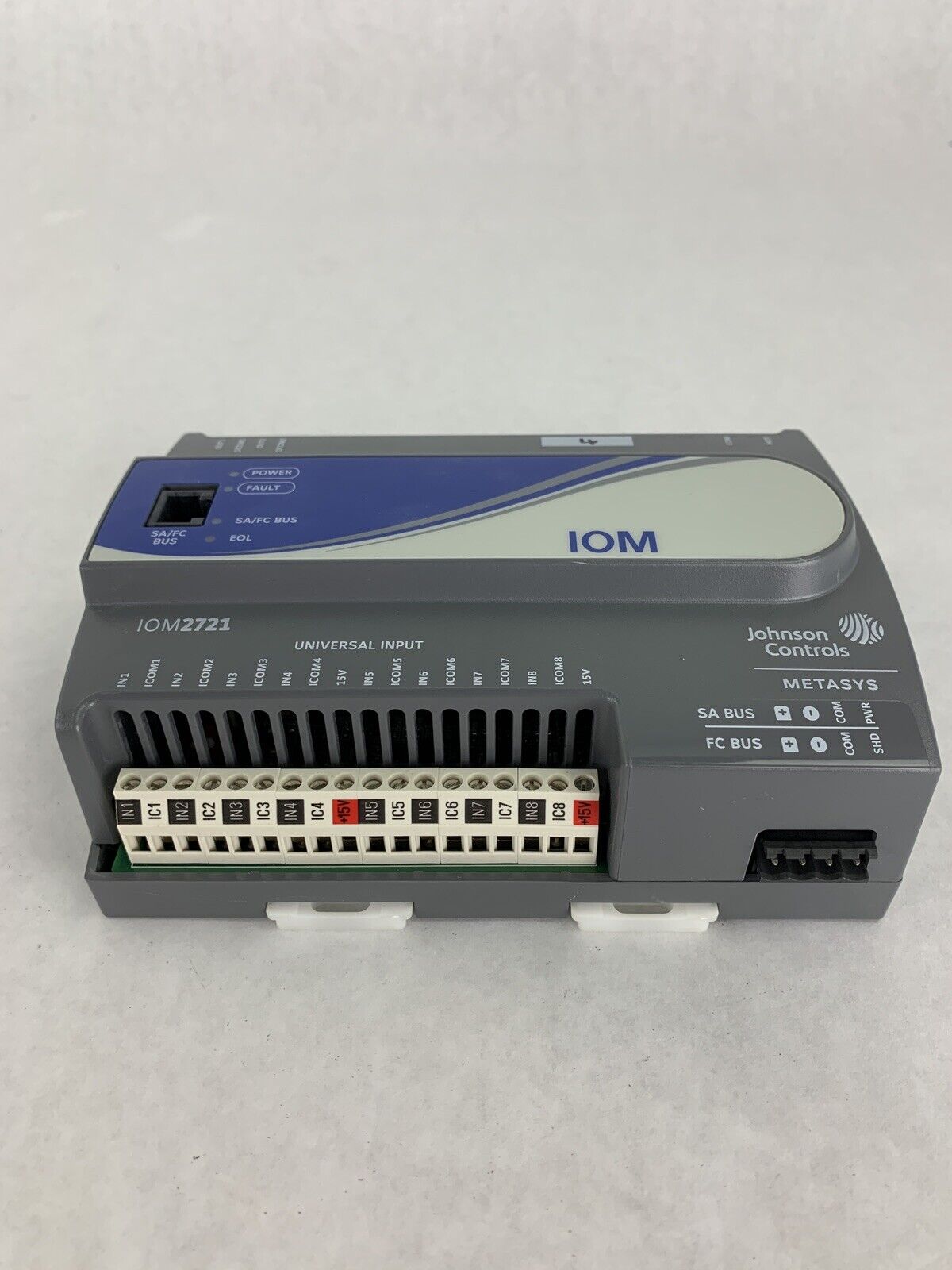 Johnson Controls Metasys IOM2721 Expansion Module MS-IOM2721-0 Power Tested