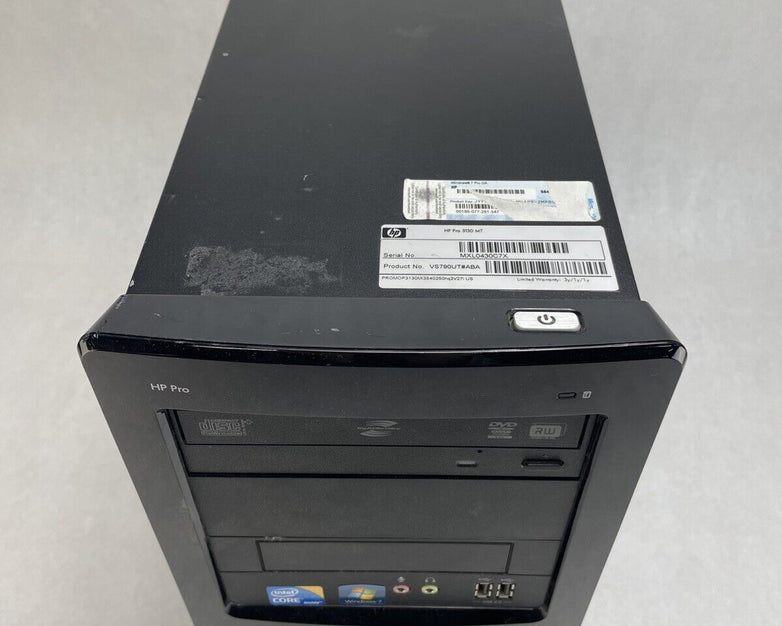 HP Pro 3130 MT Intel Core i3-540 3.07GHz 4GB RAM No HDD No OS