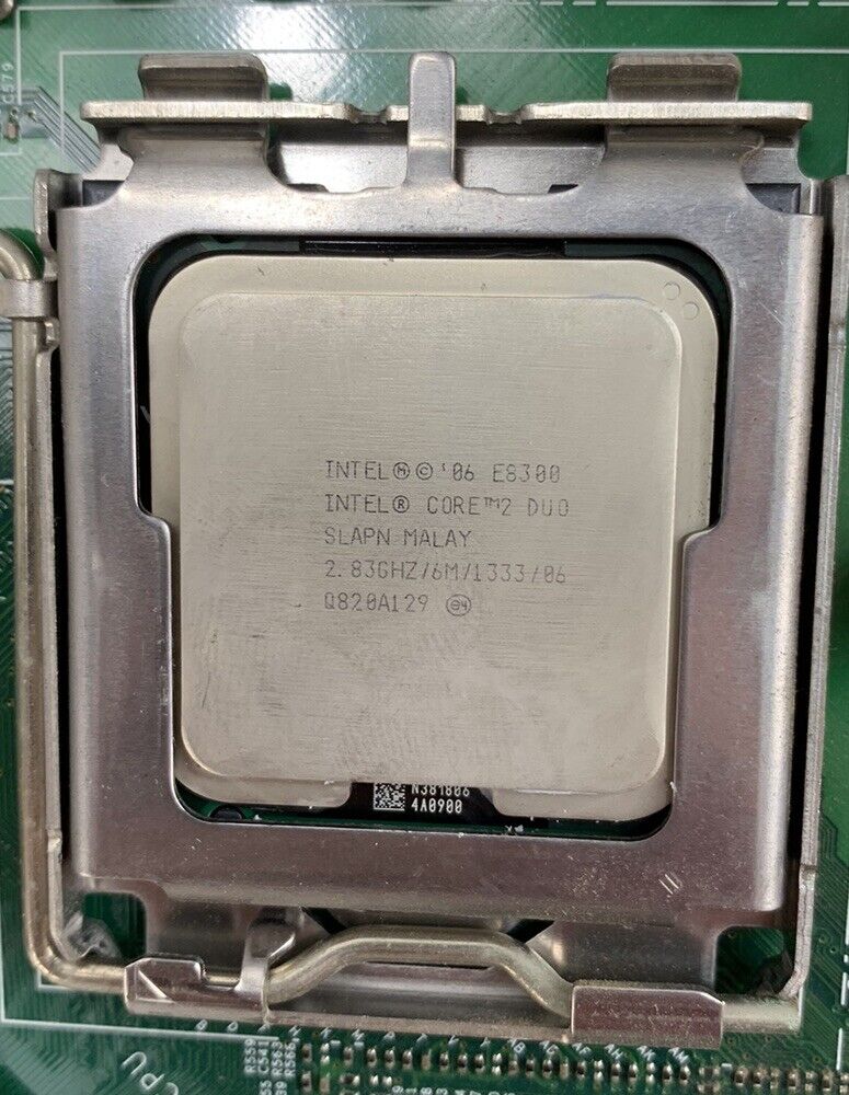 Dell OGM819 Motherboard Intel Core 2 Duo E8300 2.83GHz 2GB RAM w/ Shield