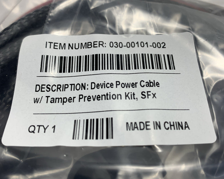 Lytx 03000101002 Power Cable Tamper Prevention Kit with 06500060000 Mounting Kit