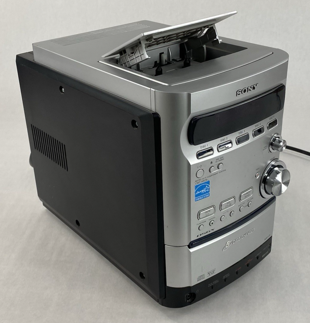 Sony CMT-HPZ9 Cassette and 5 Disc Changer AM/FM Parts or Repair