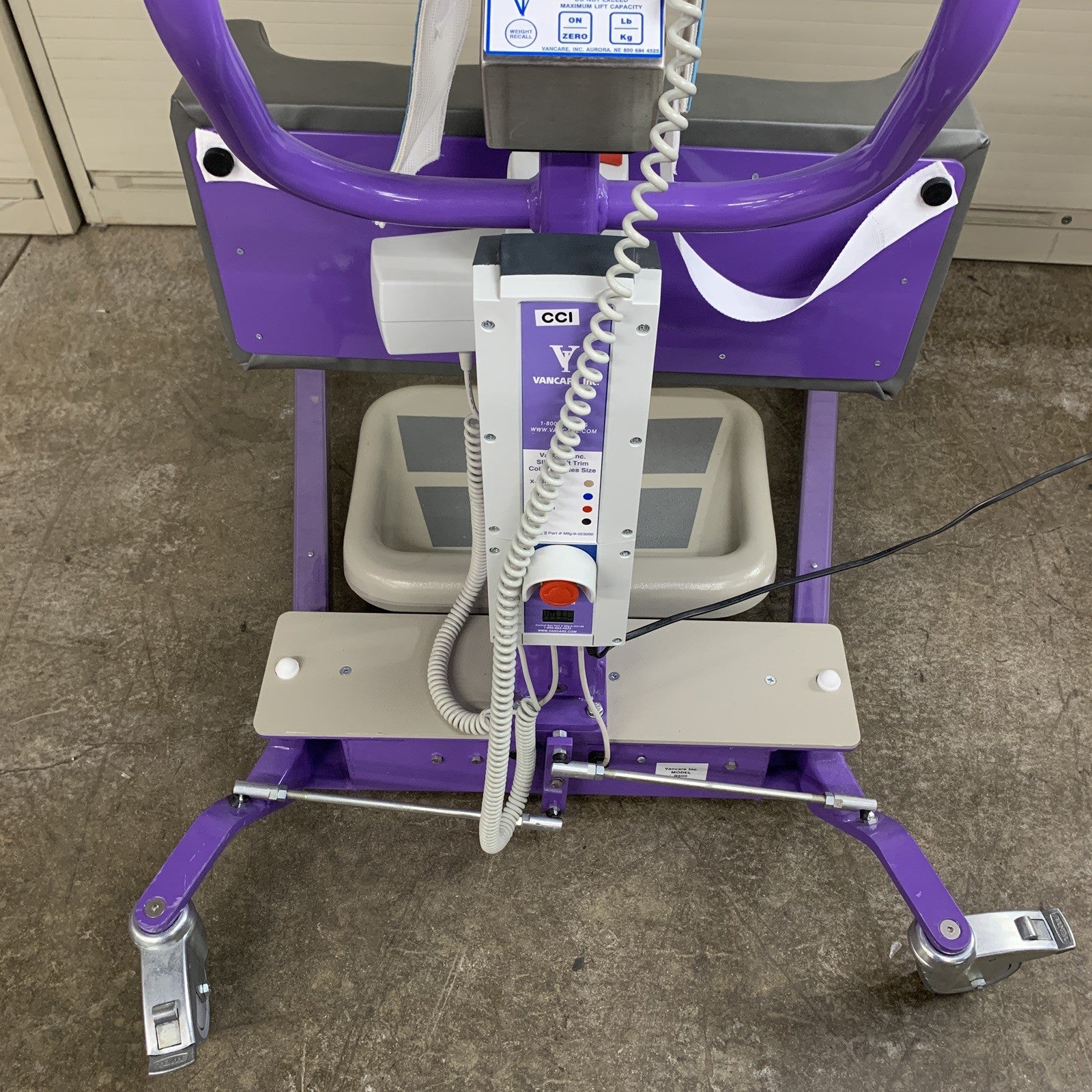 Vancare Vera II SB600 Powered Sit-to-Stand Patient Lift Powers Arms Don't Lift