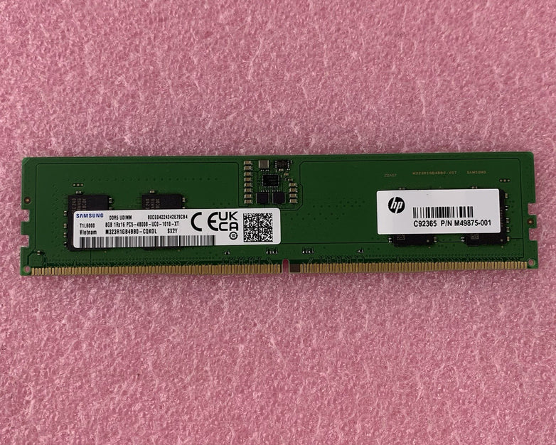 Samsung 8 GB M323R1GB4BB0-CQK0L PC5-38400 DDR5-4800 UDIMM Computer Memory RAM