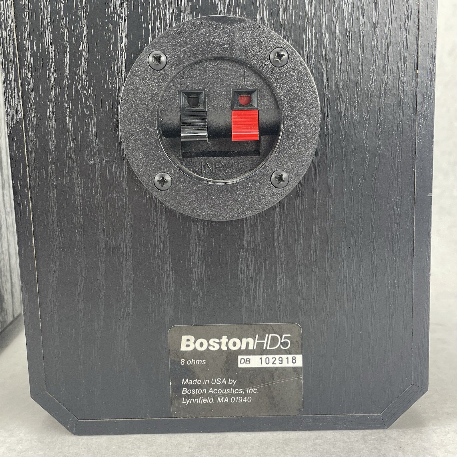2 - Boston Acoustics Inc. HD5 Black Speakers 8 Ohms GUC7