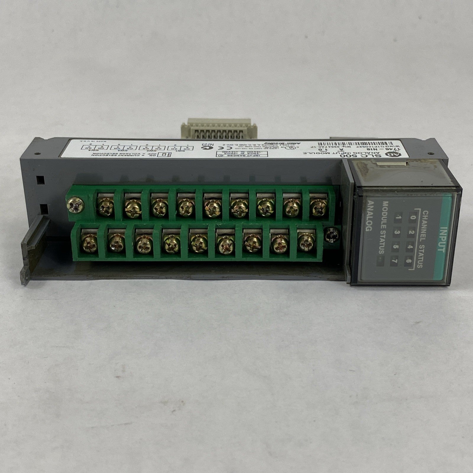Allen-Bradley SLC500 Analog Input Module 1746-NI8 Ser. A FRN 1.0 - Untested5
