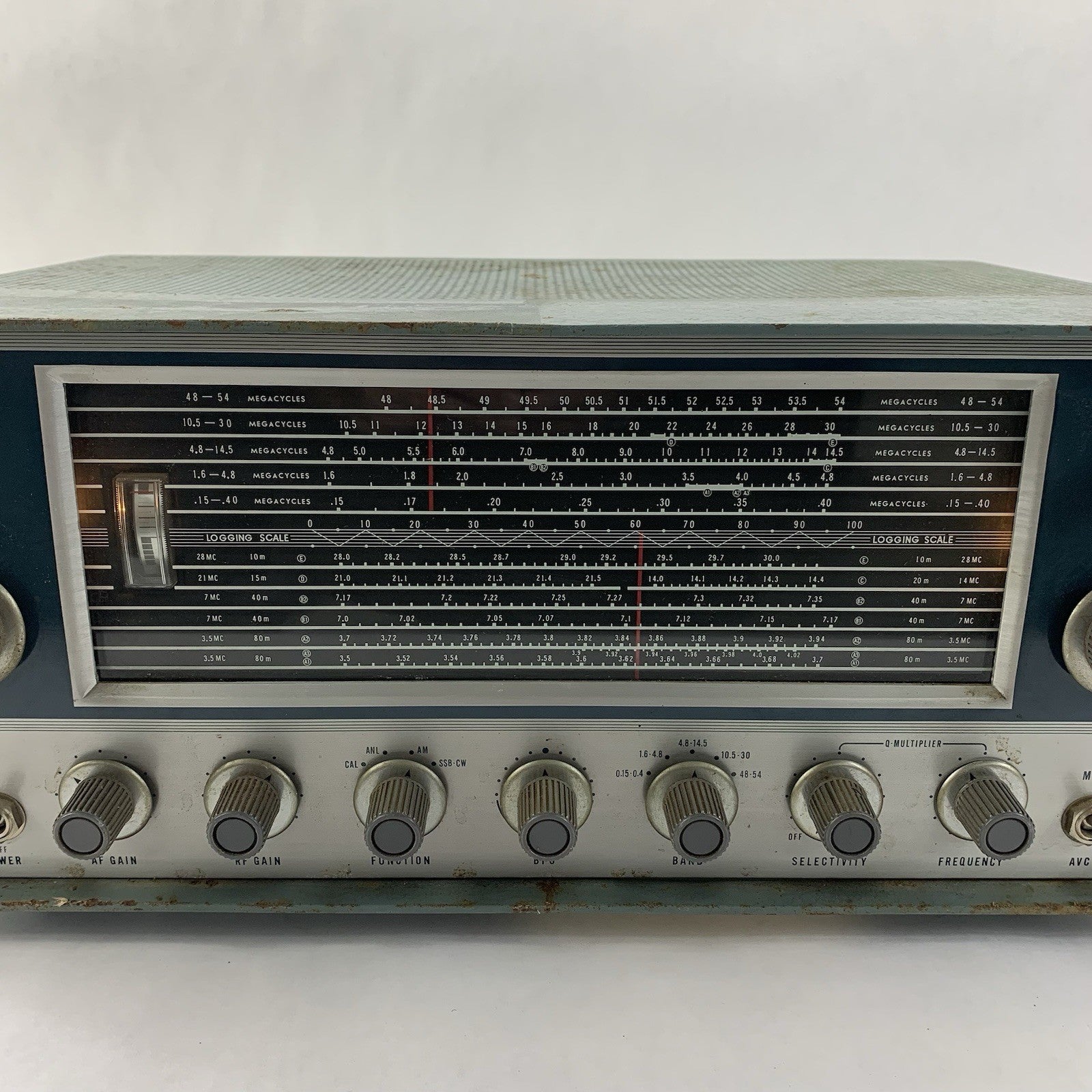 Lafayette HA-225 Communications Receiver - Parts or Repair No Antenna No Signal2