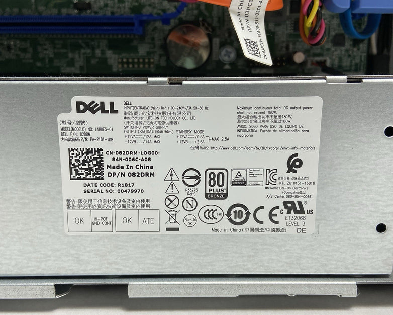 Dell Optiplex 3050 SFF Intel Core i5-7500 3.4GHz 8GB RAM No HDD No OS
