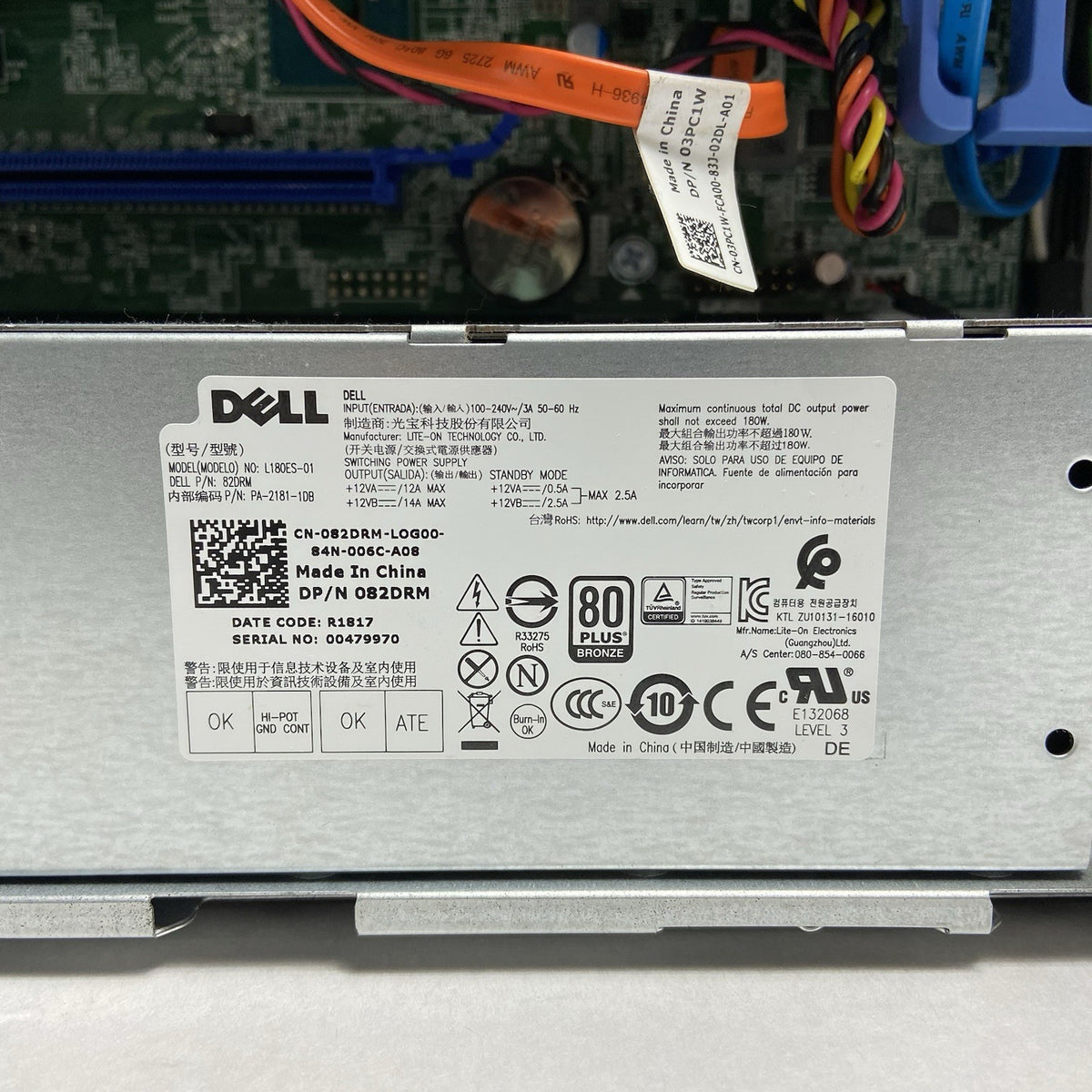 Dell Optiplex 3050 SFF Intel Core i5-7500 3.4GHz 8GB RAM No HDD No OS10