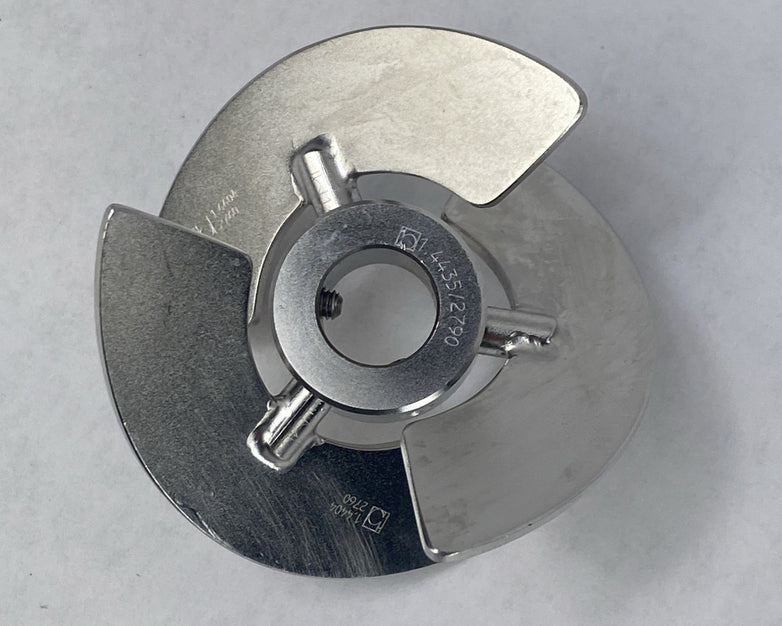 BBI Biotech Bioreactor 3-Blade Segment Impeller Ø 67mm 10mm Shaft
