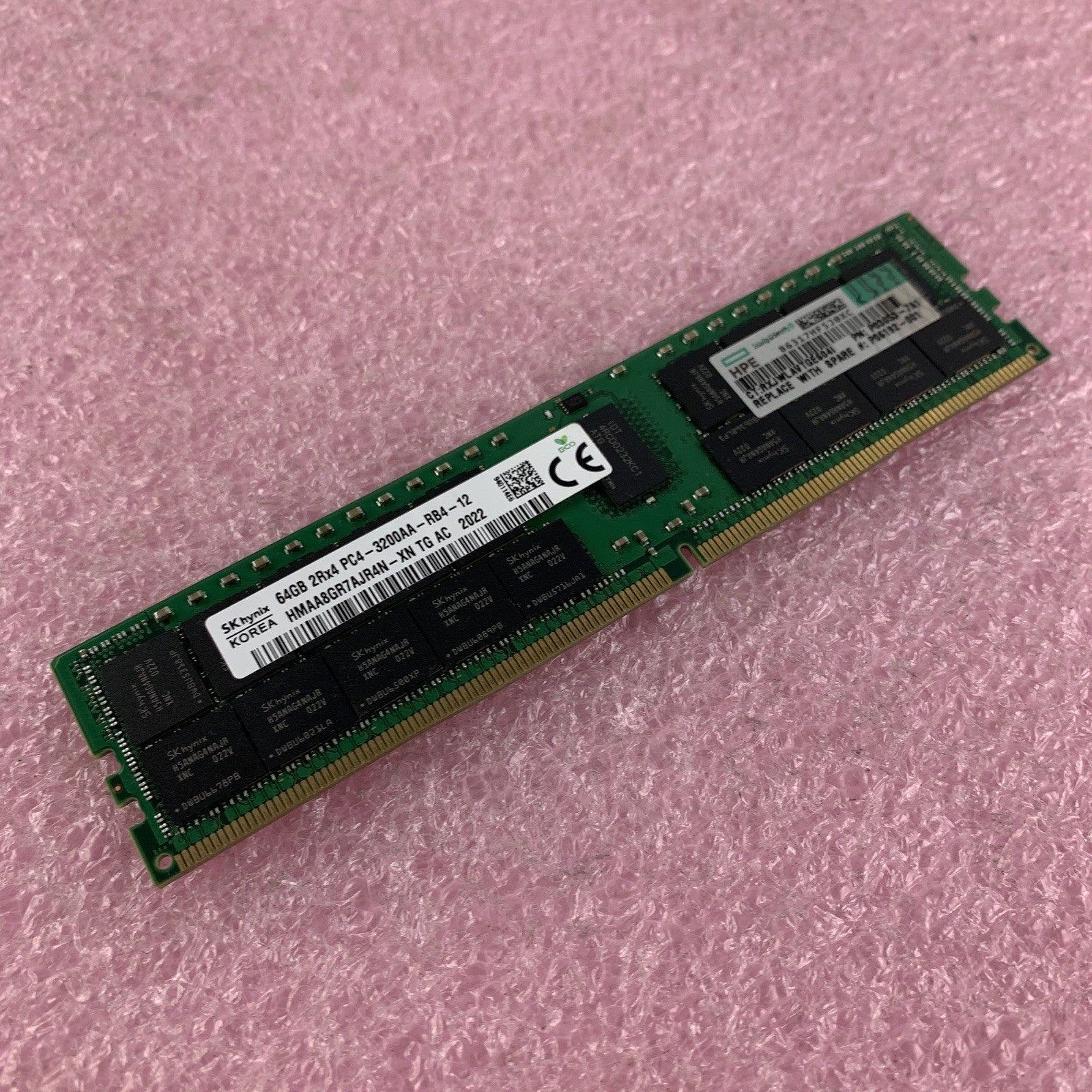 SK Hynix HMAA8GR7AJR4N-XN 64 GB Ram Memory PC4-3200AA 288-Pin DDR4 RDIMM