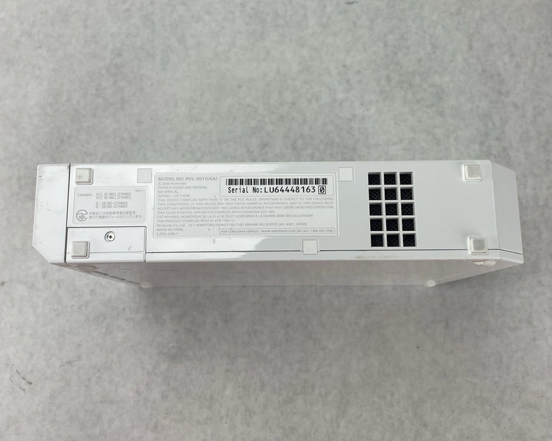 Nintendo Wii White Console No. RVL-001 Tested & Reset