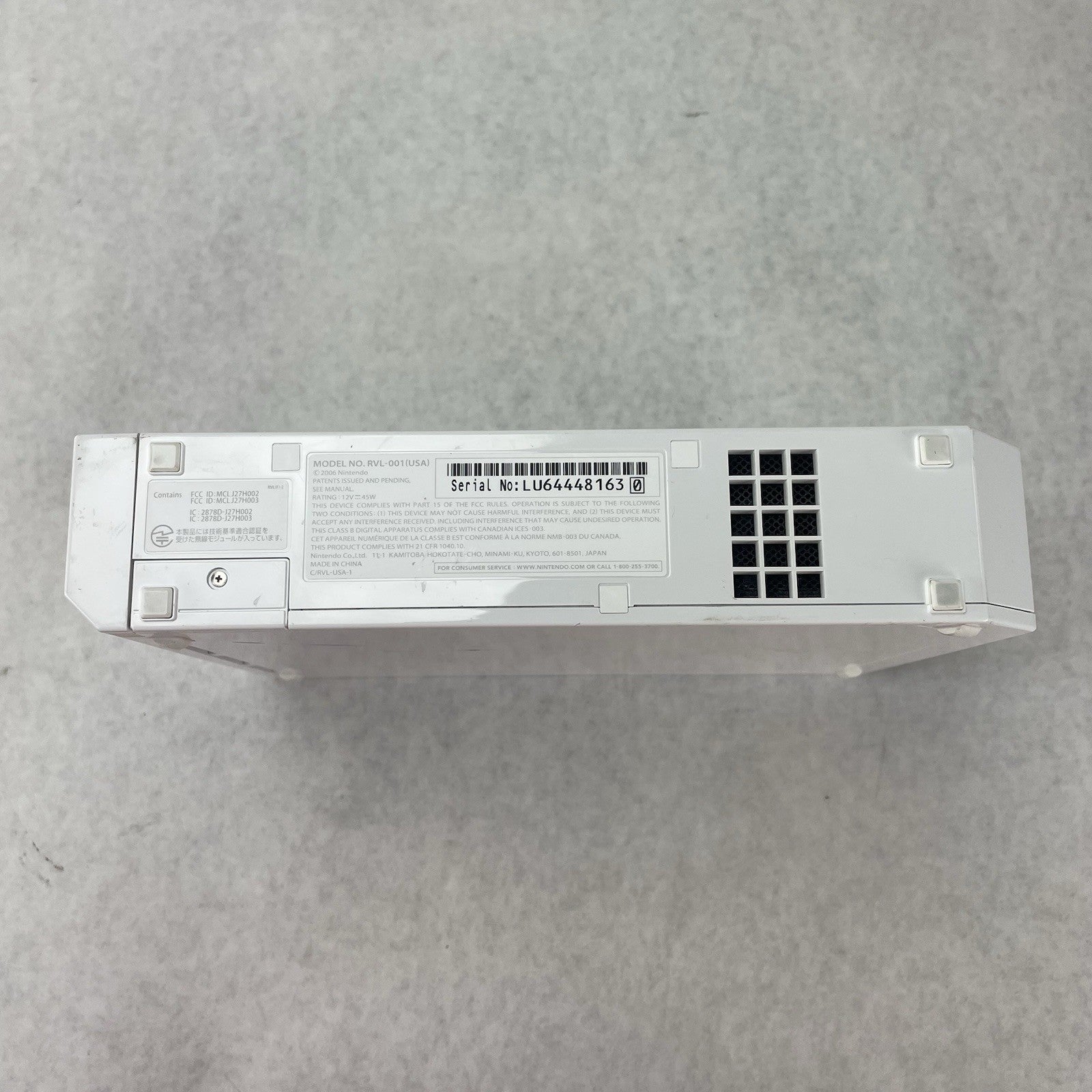 Nintendo Wii White Console No. RVL-001 Tested & Reset12