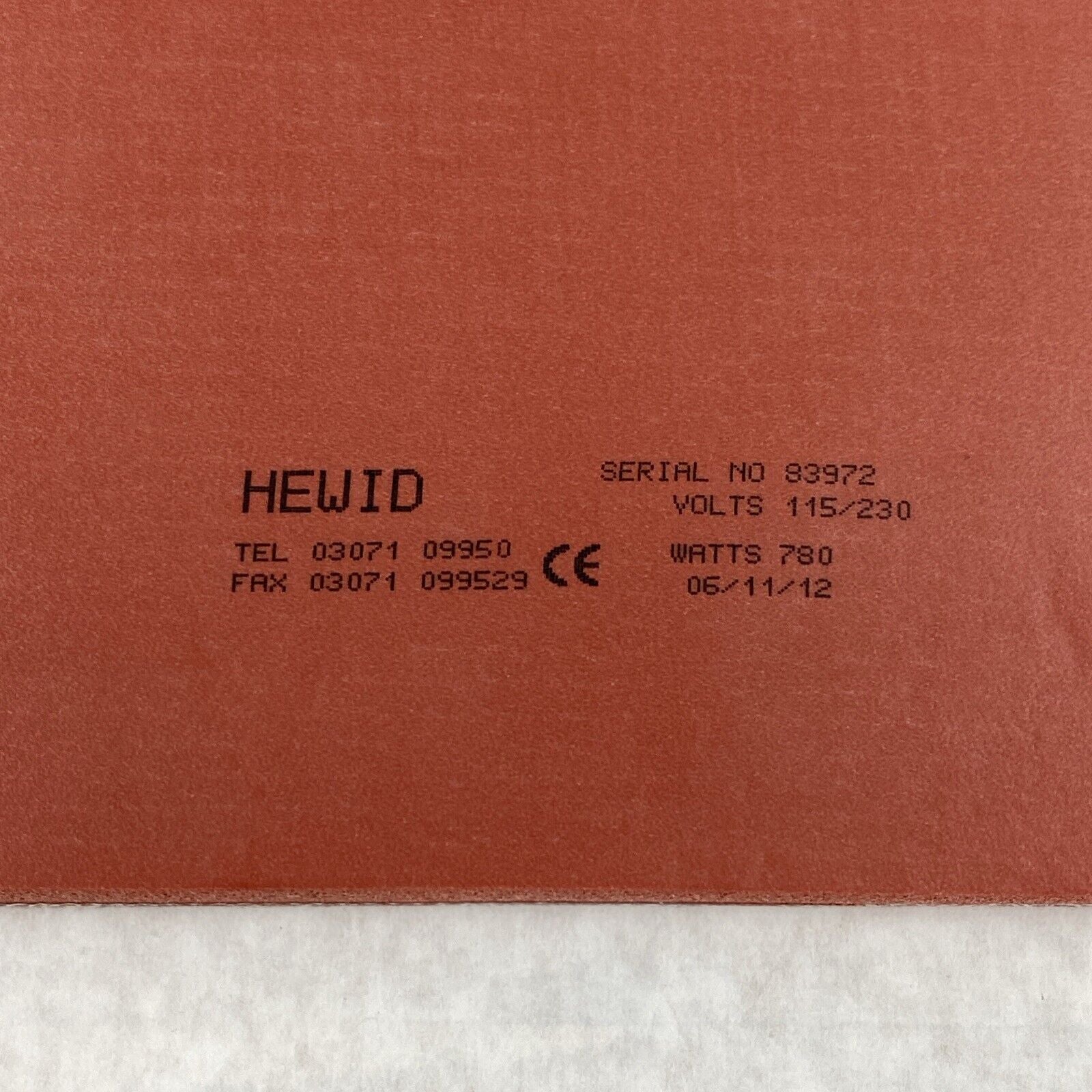 Sartorius BB-8842194 Hewid Fermentation Heating Pad 24" x 11.25"