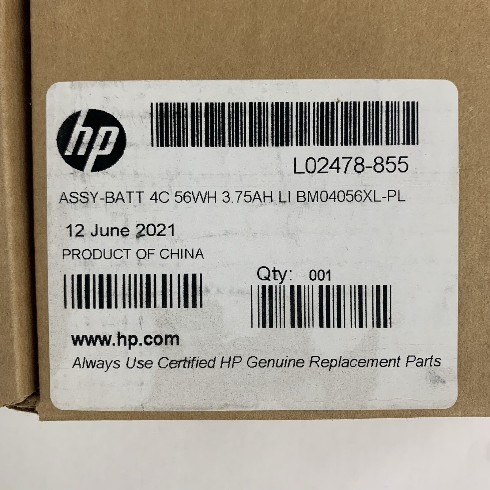 HP Battery BM04056XL EliteBook x360 1030 G3 HSTNN-DB8L L02478-855 Box Opened OEM2