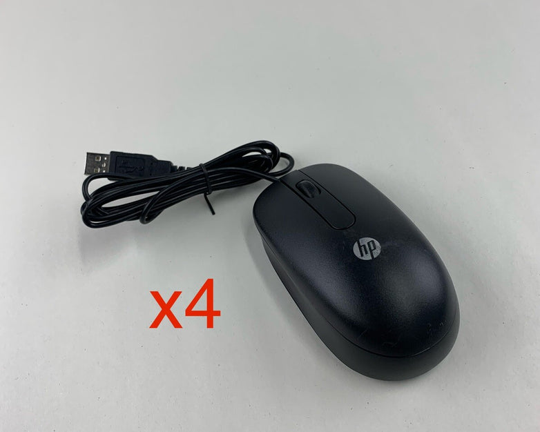 Lot of 4 HP EMS-604A Wired Mouse 672652-001