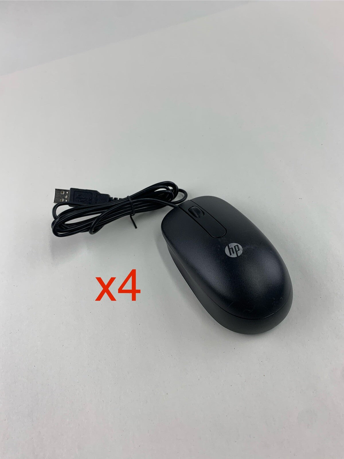 Lot of 4 HP EMS-604A Wired Mouse 672652-001