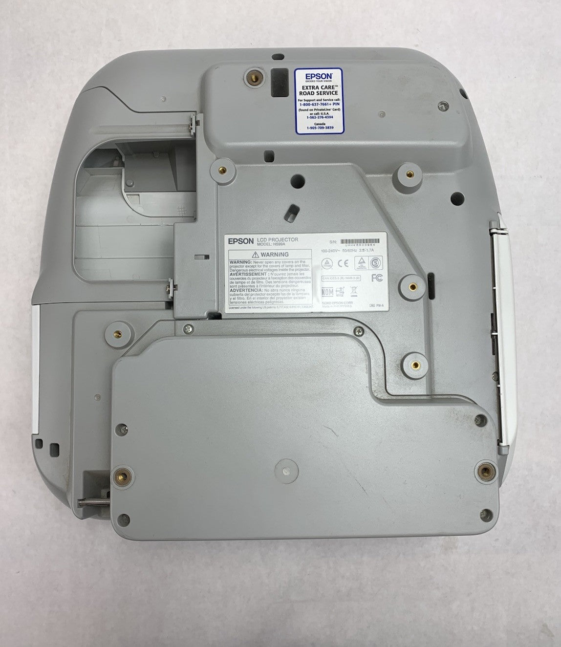 Epson BrightLink 595Wi H599A LCD Lamp Projector 2868 Lamp Hours - No Remote6