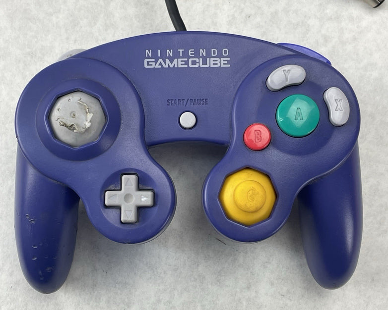 Nintendo DOL-003 Indigo GameCube Controller For Parts Or Repair