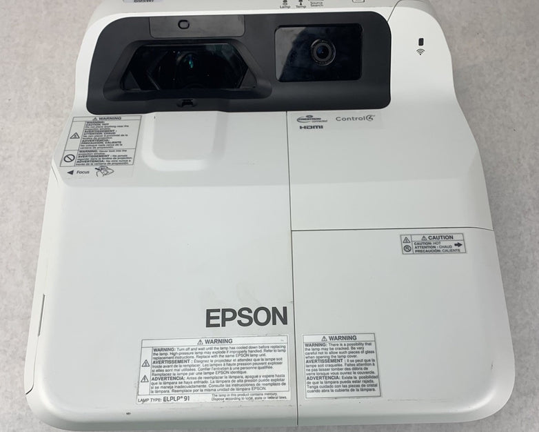 Epson PowerLite 695Wi H740A LCD Lamp Projector 938 Lamp Hours - No Remote