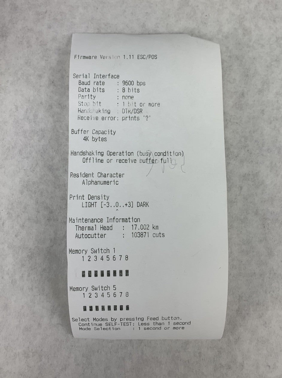 Epson TM-T20 M249A Thermal Receipt Printer - Parts or Repair10