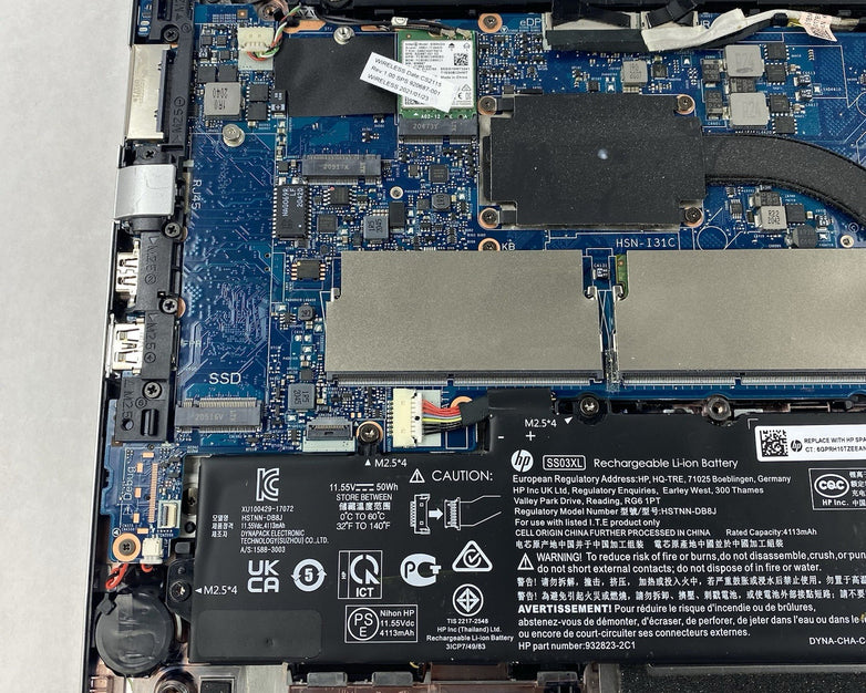 HP mt45 14" Ryzen 3 Pro 3300U 2.10 GHz 4GB RAM No SSD/OS/AC