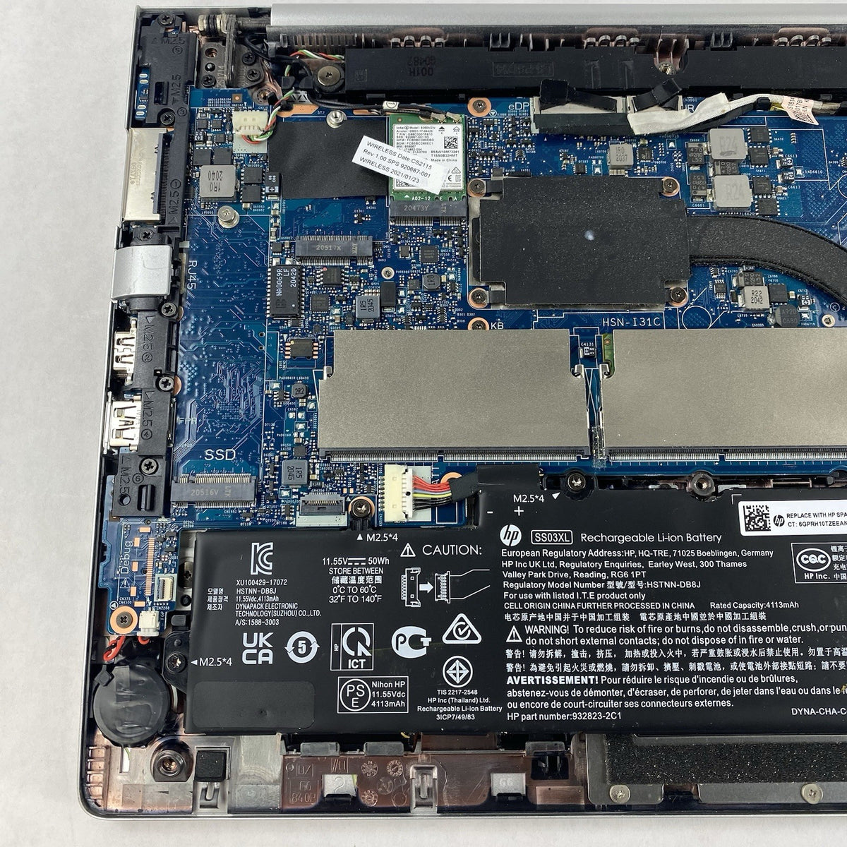 HP mt45 14" Ryzen 3 Pro 3300U 2.10 GHz 4GB RAM No SSD/OS/AC20