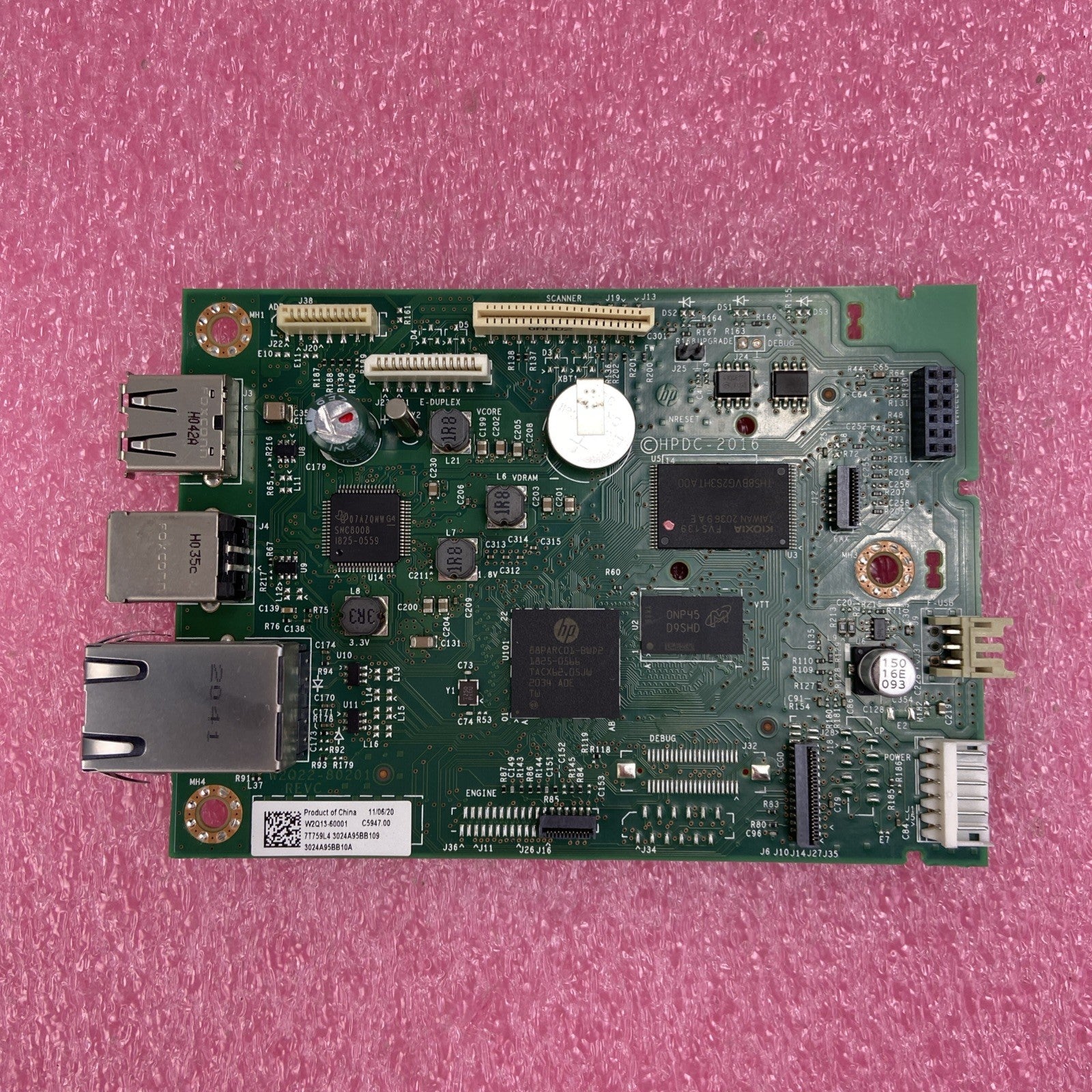 HP LaserJet Pro MFP M428fdw W2Q13-60001 Main Formatter Board